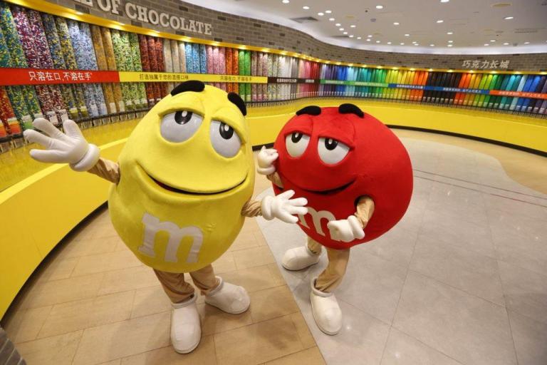 M&Ms World Shanghai reopened yesterday in Shanghai