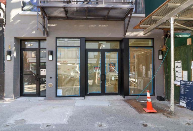 The storefront in October 2017. Photo: Susan De Vries.