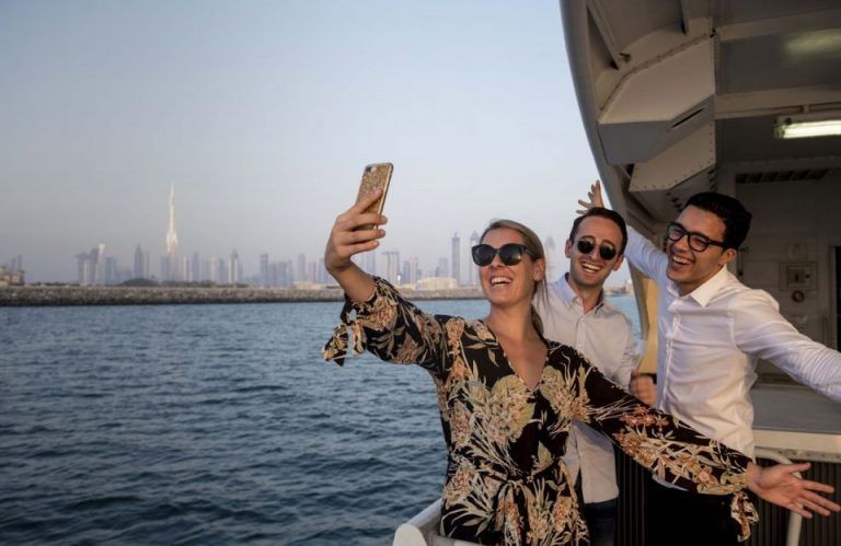 Ferry Service Linking Dubai Shopping Malls.