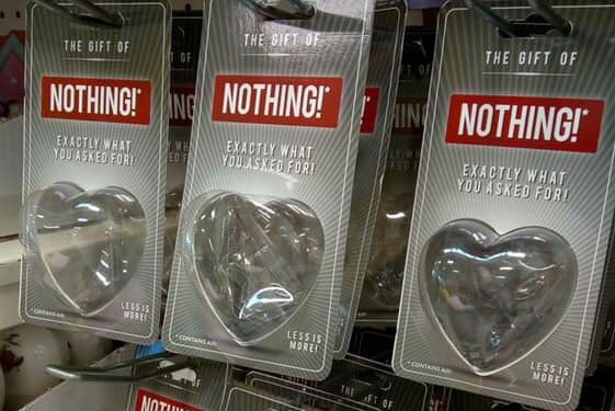The Gift of Nothing