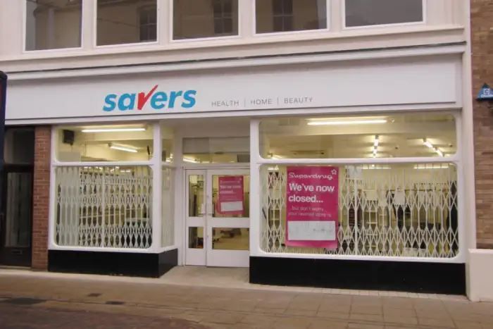 The former Superdrug store is now becoming a Savers.Photo by Geoff Ousbey.