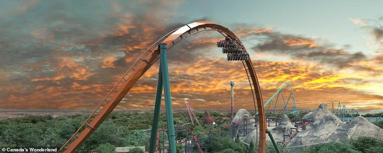 Canadian theme park unveils terrifying new ride that plunges 245ft at 80mph
