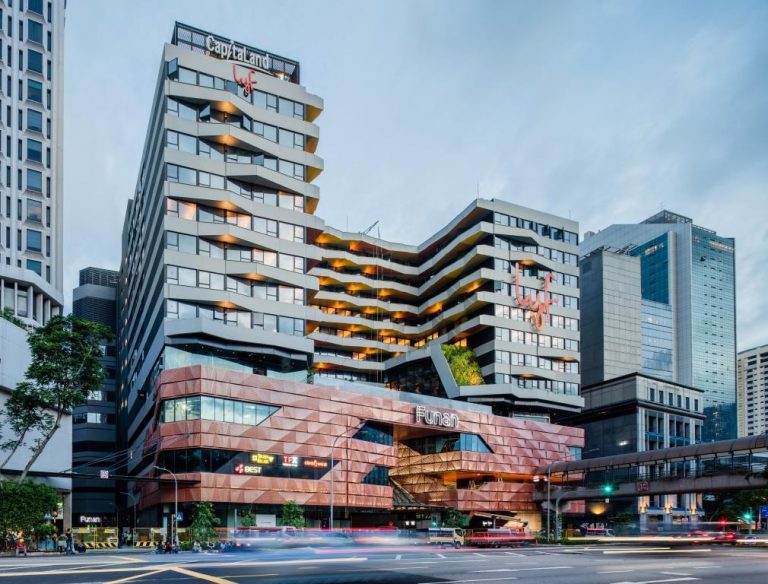 lyf, co-living component, is an integral part of Funan.