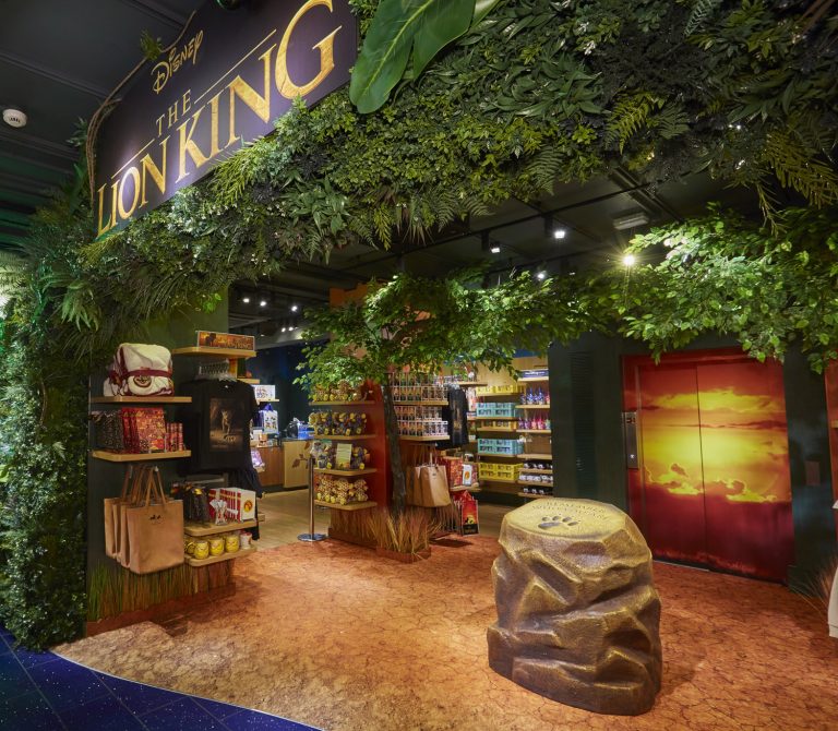Lion King comes to life with immersive themed in-store area