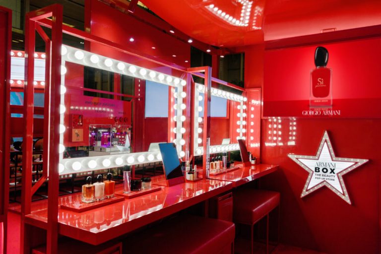 The Armani Box pop-up
