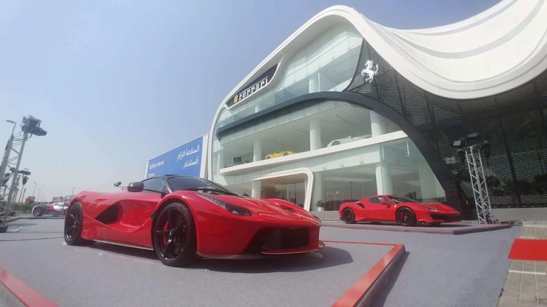 Ferrari showroom now open