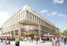 Construction of Flair Galerie underway in Fürth, Germany