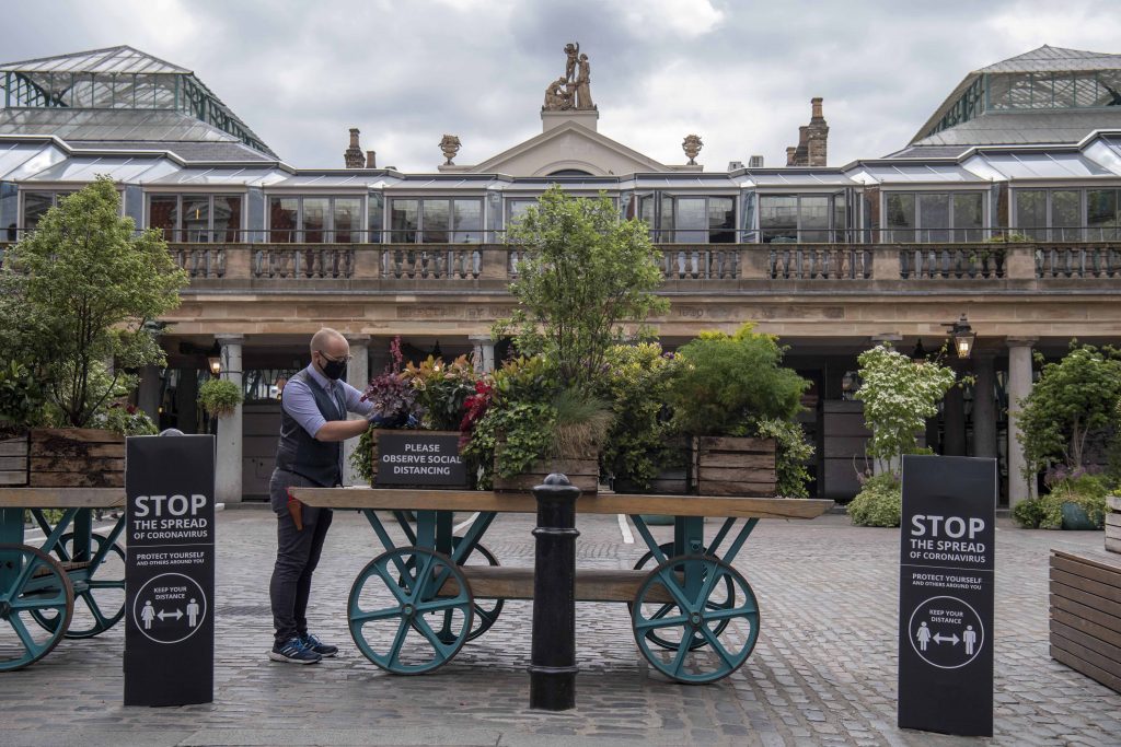 Covent Garden Prepares to re-open