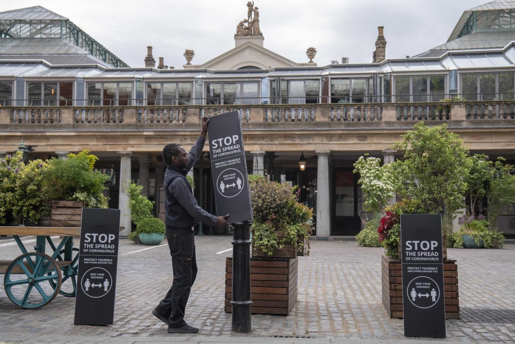 Covent Garden Prepares to re-open