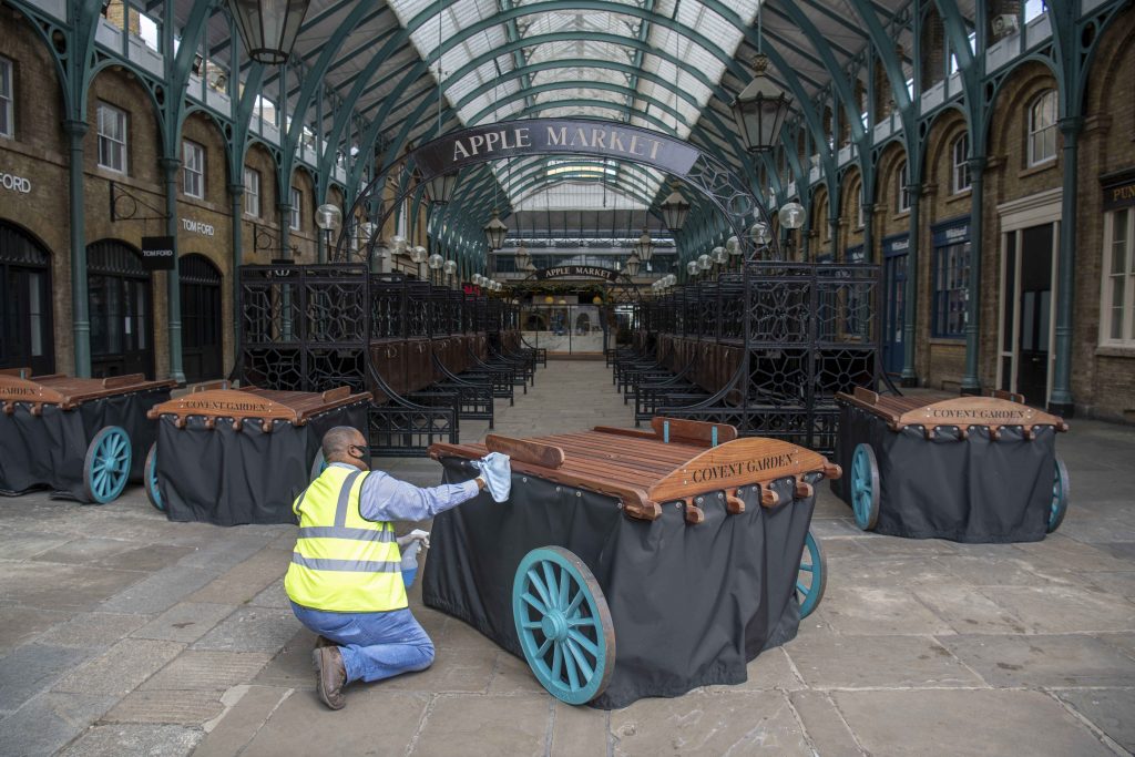 Covent Garden Prepares to re-open