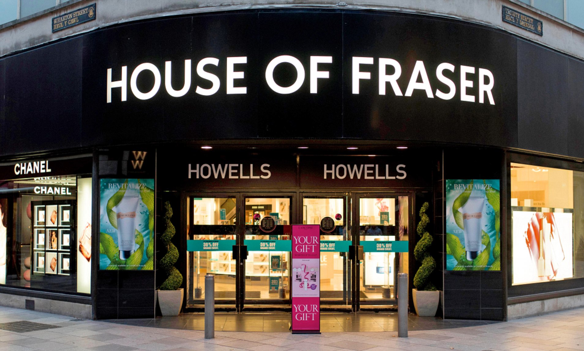 Frasers Group is Restructuring Retail & Leisure International