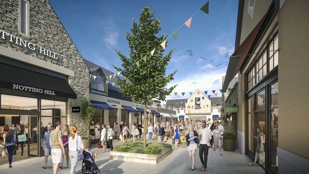 Designer Outlet Cotswolds approach lr