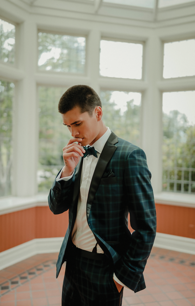 INDOCHINO Tartan Navy Tuxedo (Sep-Oct 21)