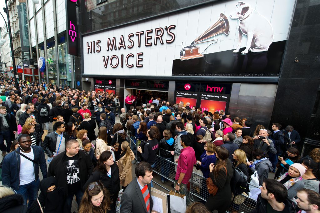 HMV Oxford St: Sir Paul McCartney