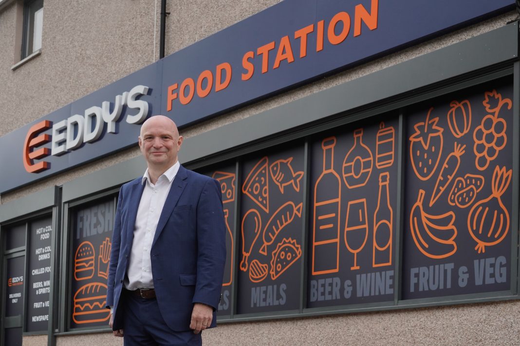 Eddy's Food Station, Alloa Business Owner Stephen Thompson.