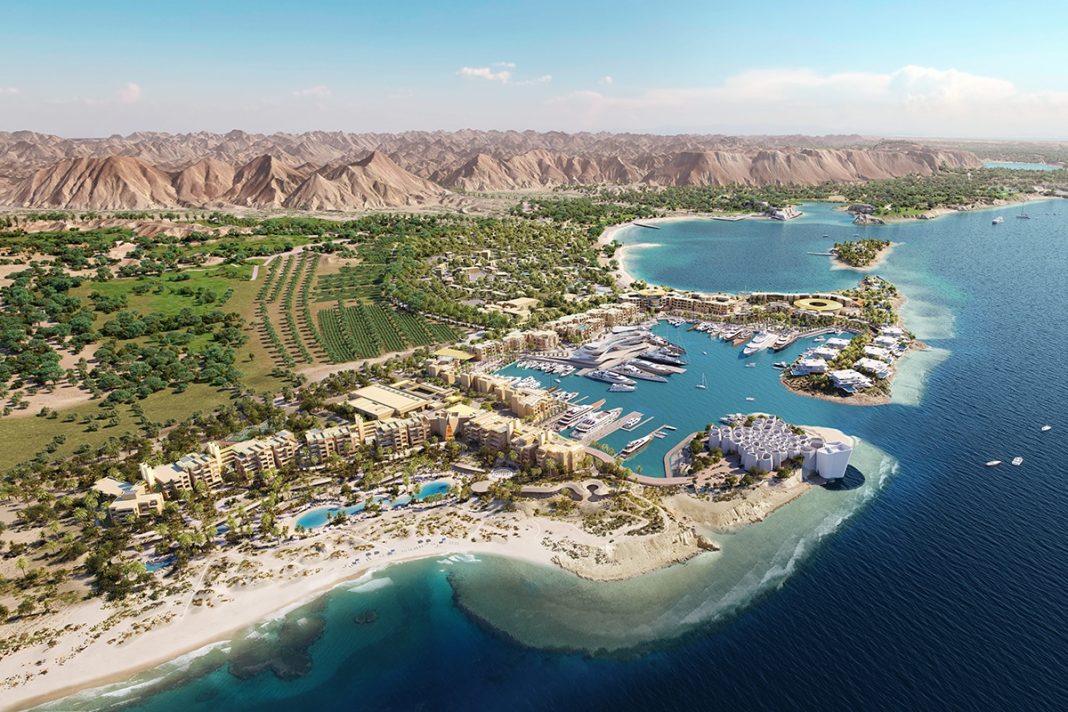 The Ritz-Carlton, AMAALA is set to open in 2025 on the northernmost point of Triple Bay