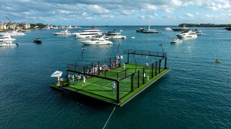 Miami Launches Floating Padel Court