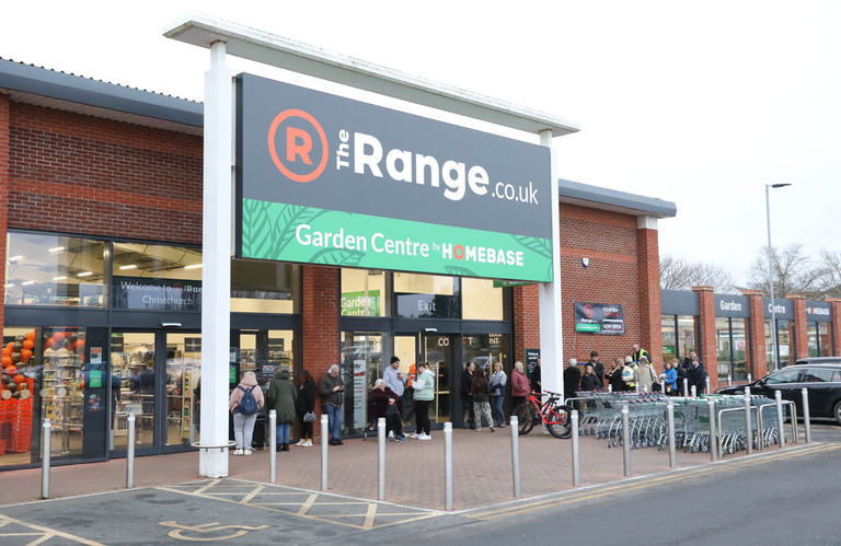 Retailer The Range welcomes excited visitors as it opens its new-format superstore transforming former Homebase location