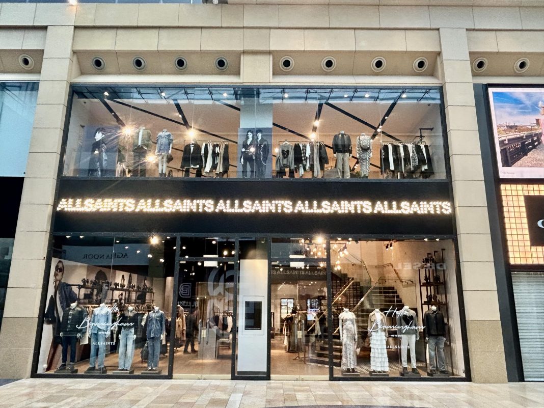 AllSaints opens new store in Birmingham Bullring