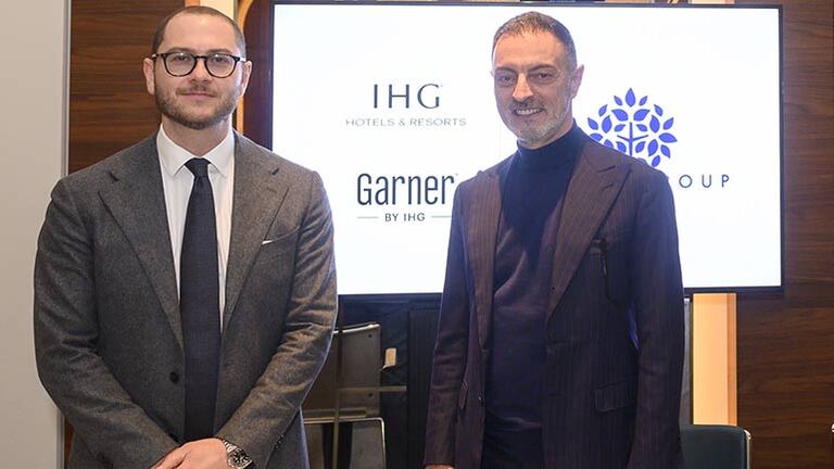 mage (left to right): Fabrizio Piolanti (Development Director, IHG Hotels & Resorts) & Emidio Pacini (Owner & CEO, Pacini Group S.p.a)