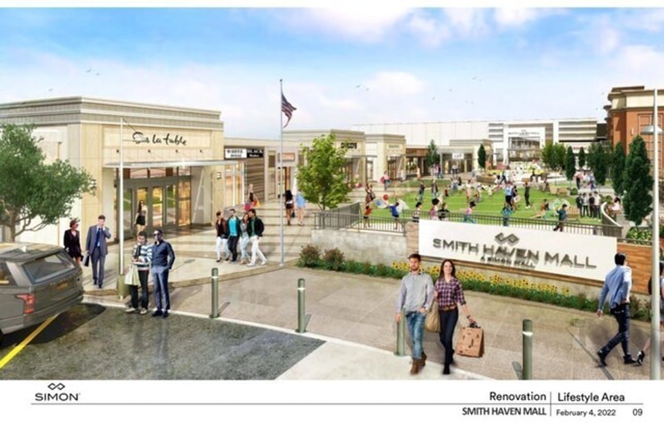 Simon to upgrade Smith Haven Mall with new tenants, renovations