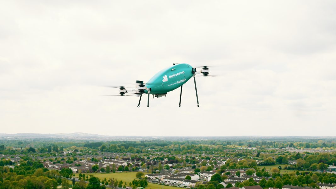 Deliveroo launches drone deliveries in Dublin - a first for the brand