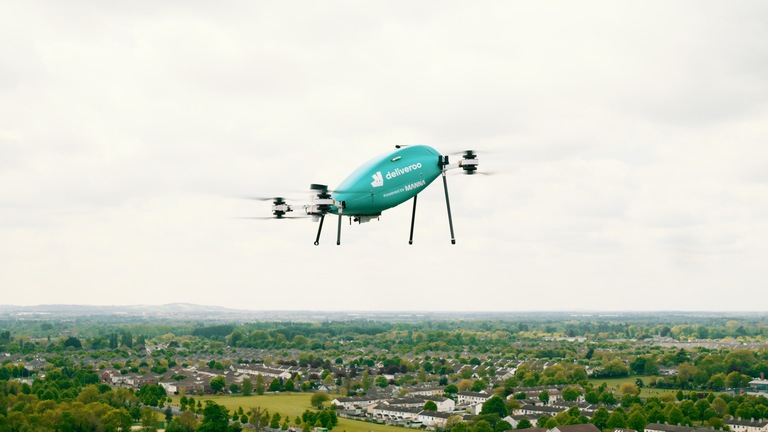 Deliveroo launches drone deliveries in Dublin - a first for the brand