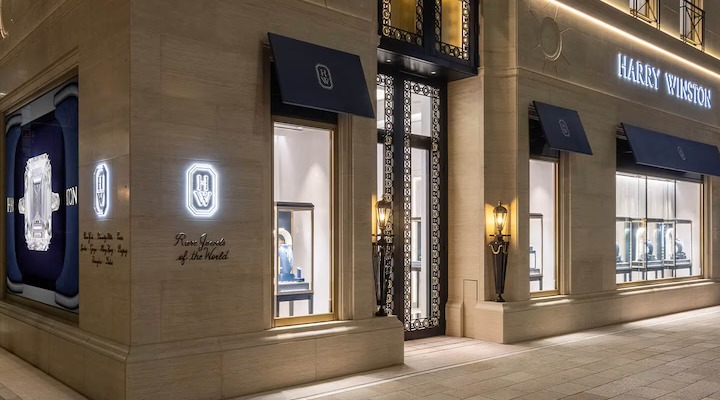 Ginza Home to Harry Winston Unit