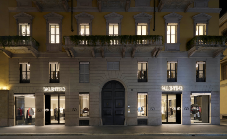 Maison Valentino opens newly renovated store in Milan at Via Montenapoleone