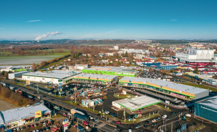 Retail Park Strakonická, České Budějovice, Czech Republic