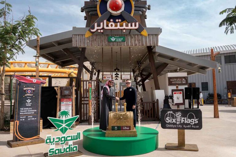 Saudia Signs Five Year Partnership With Six Flags Qiddiya City and Aquarabia Qiddiya City