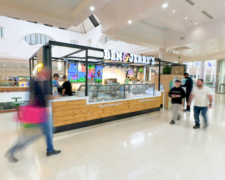 Ben & Jerry’s Opens First Mall Kiosk