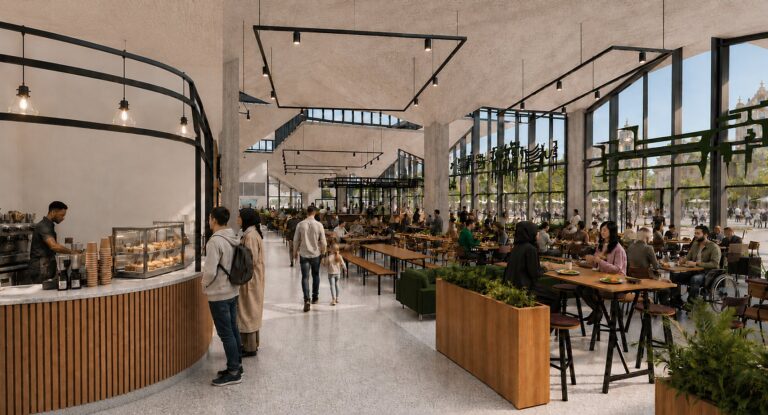 Plans for New Food Hall Gathering Pace